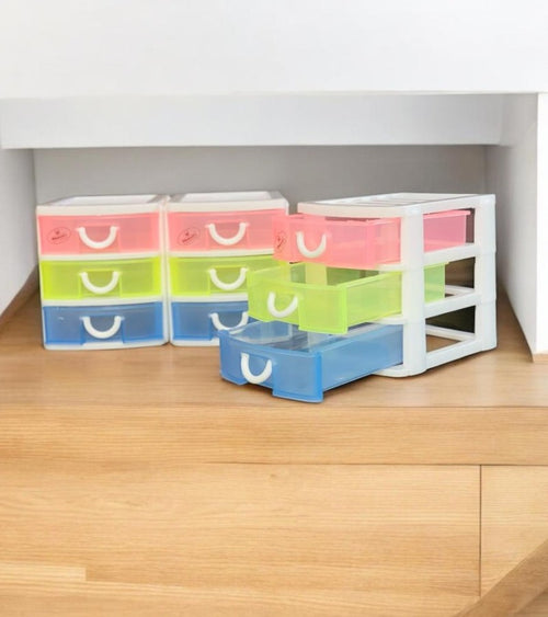 3 Layer Drawer Multipurpose Storage Container For Jewelry, Stationary & Makeup