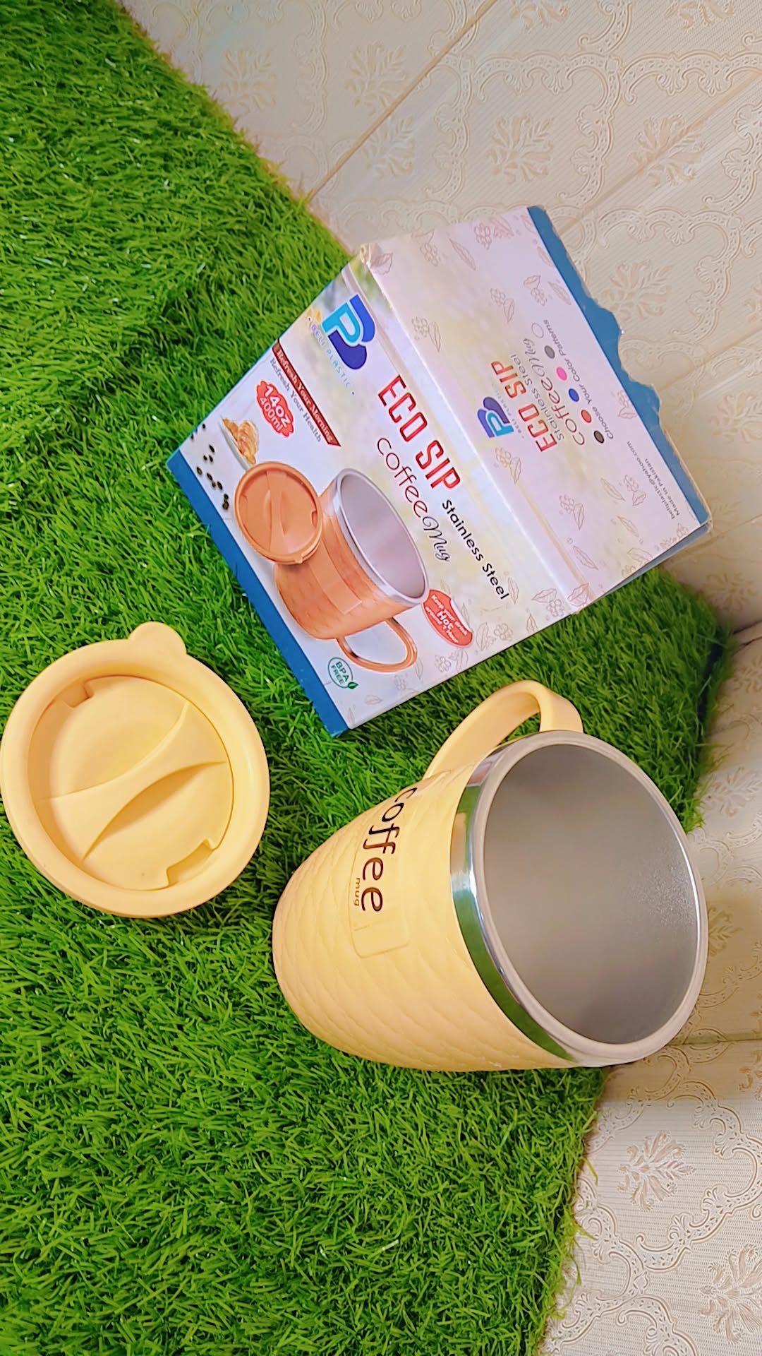 Hot & Cool Coffee Mug – Dual Temperature Ceramic Cup