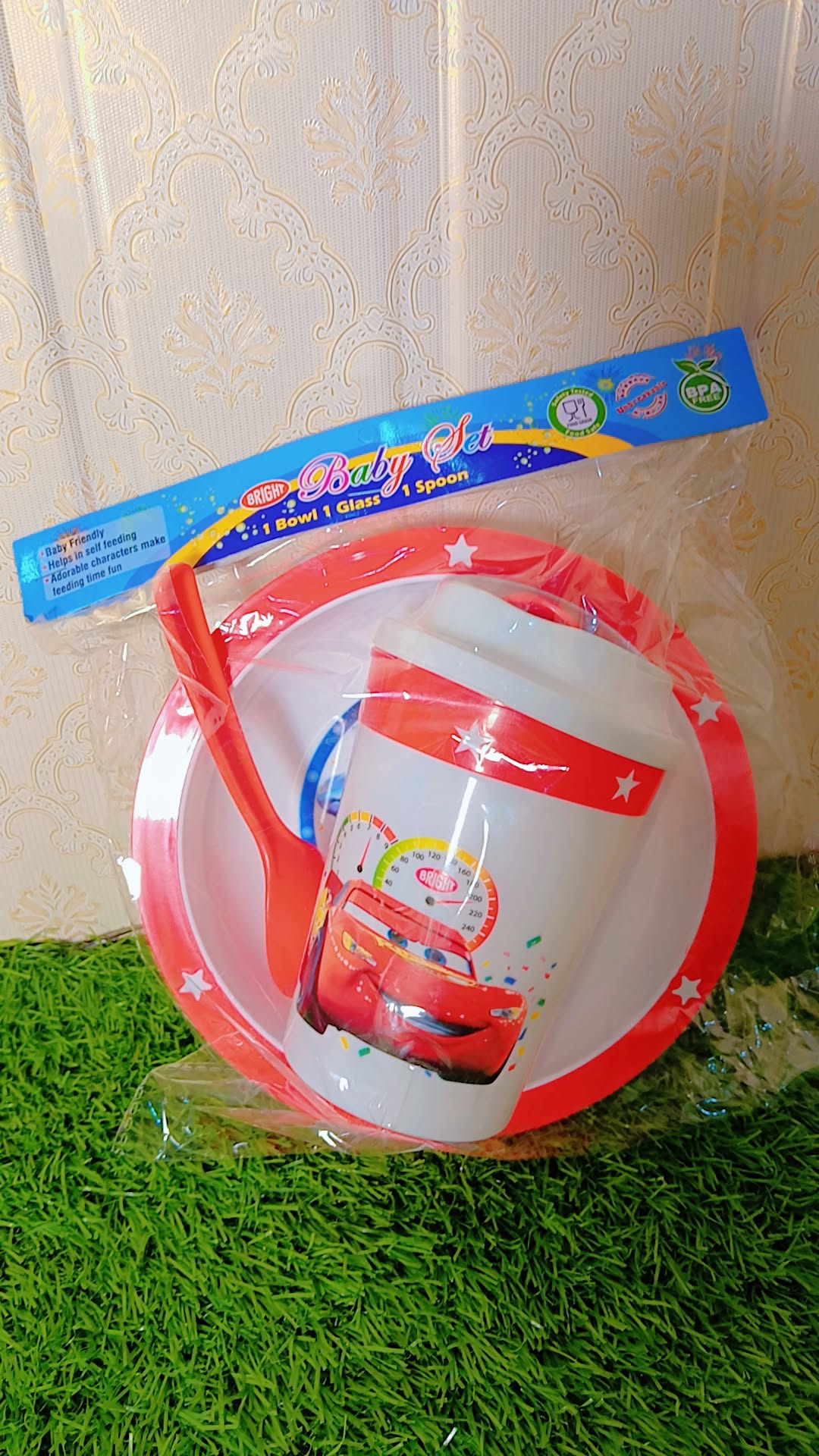 Kids Mealtime Food Set – Colorful Plates, Bowls & Utensils for Boys & Girls