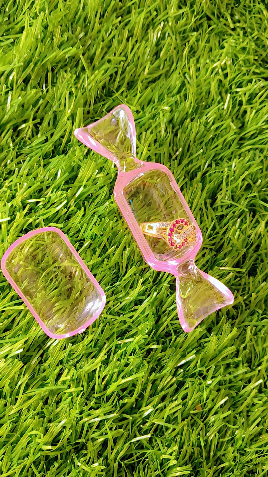 Cute Candy Shape Jewelry Storage Case – Rings, Earrings & Small Items