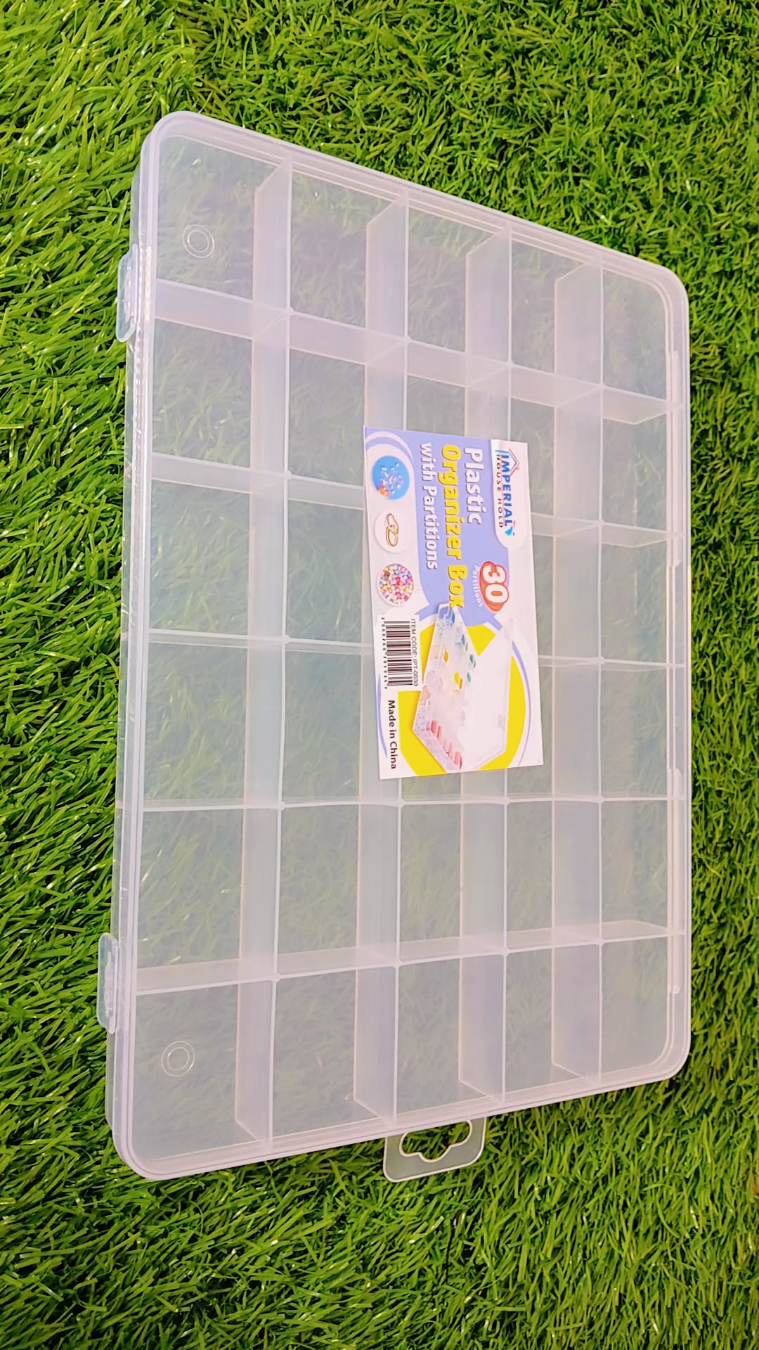 30 Slots Storage Organizer Box – Jewelry, Beads & Small Items Organizer