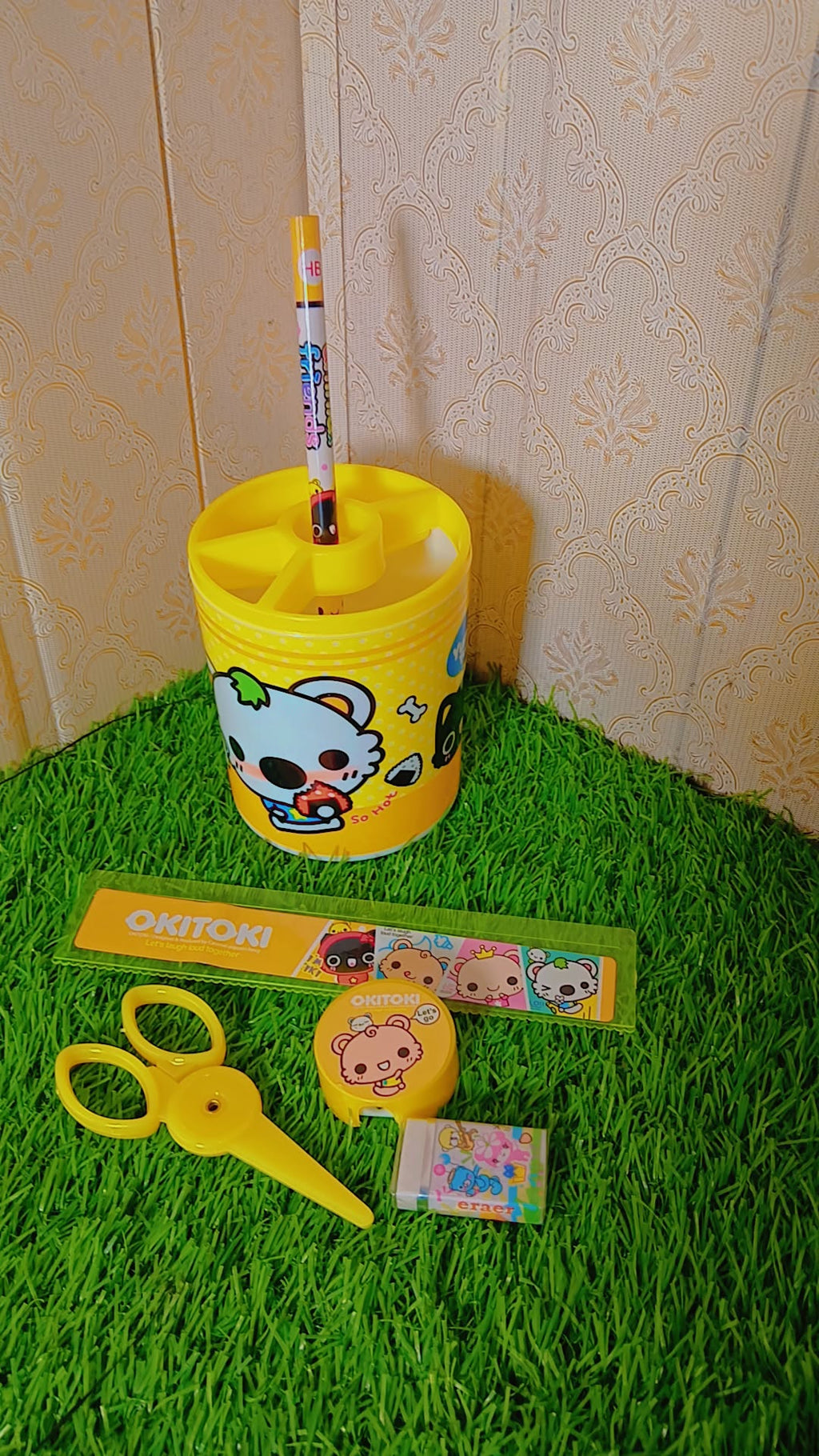 All-in-One Kids Stationery Kit with Storage Organizer