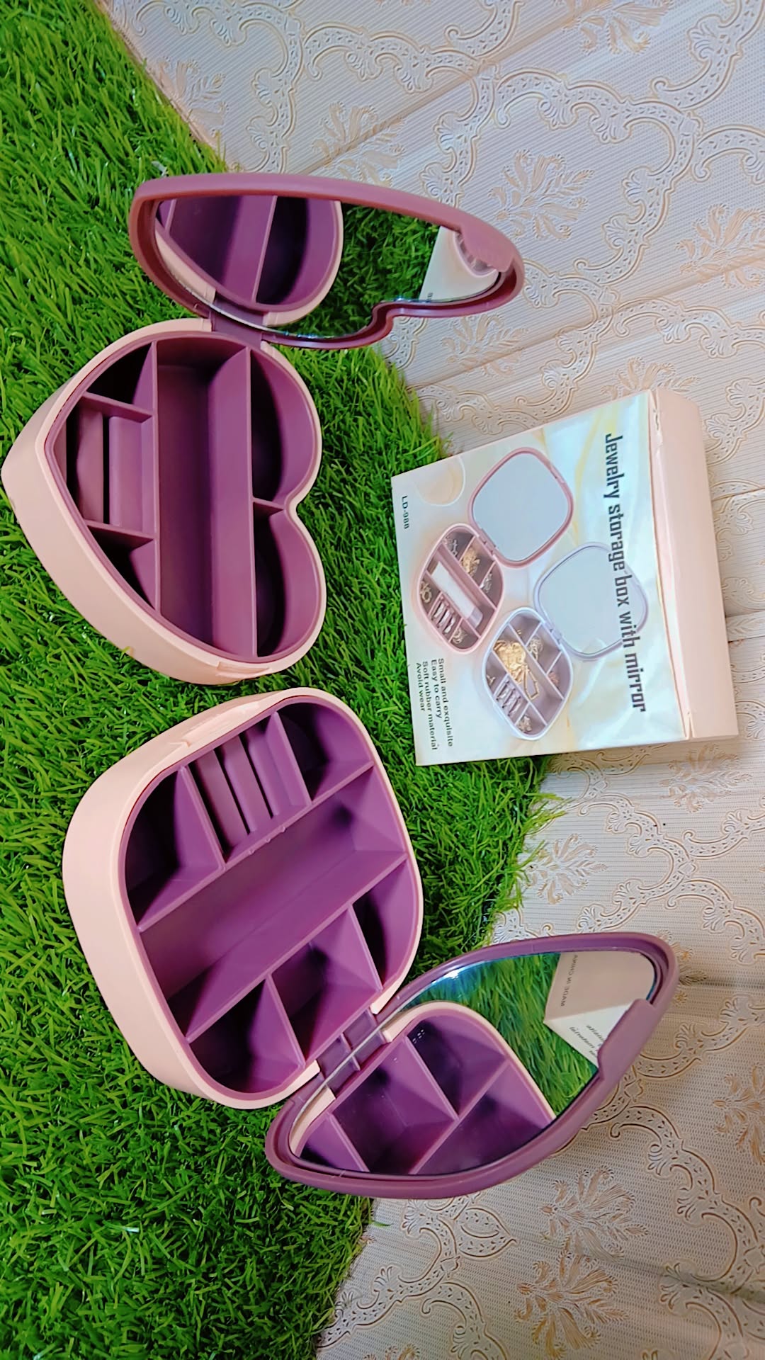 Jewelry Organizer Box – Necklace, Rings & Earrings Storage