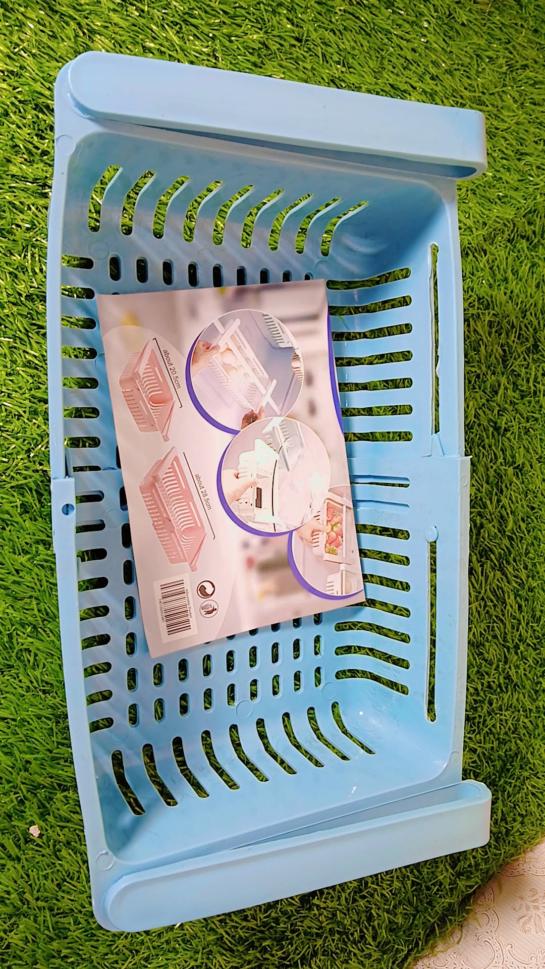 Fridge Shelf Adjustable Basket – Fruits & Vegetables Storage