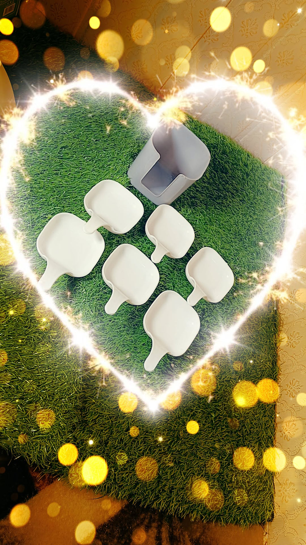 6-Piece Sauce Serving Bowls Set with Stand – Kitchen Condiment Set