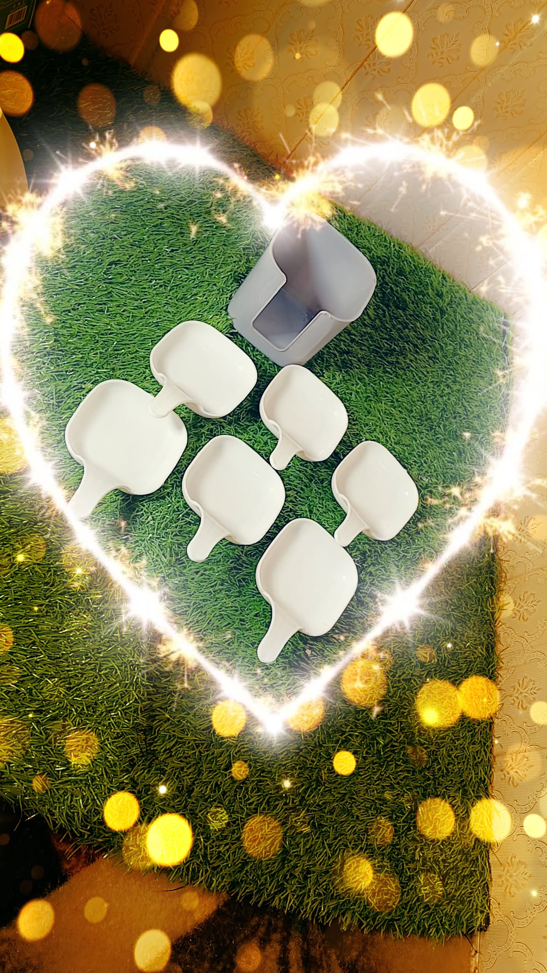 6-Piece Sauce Serving Bowls Set with Stand – Kitchen Condiment Set