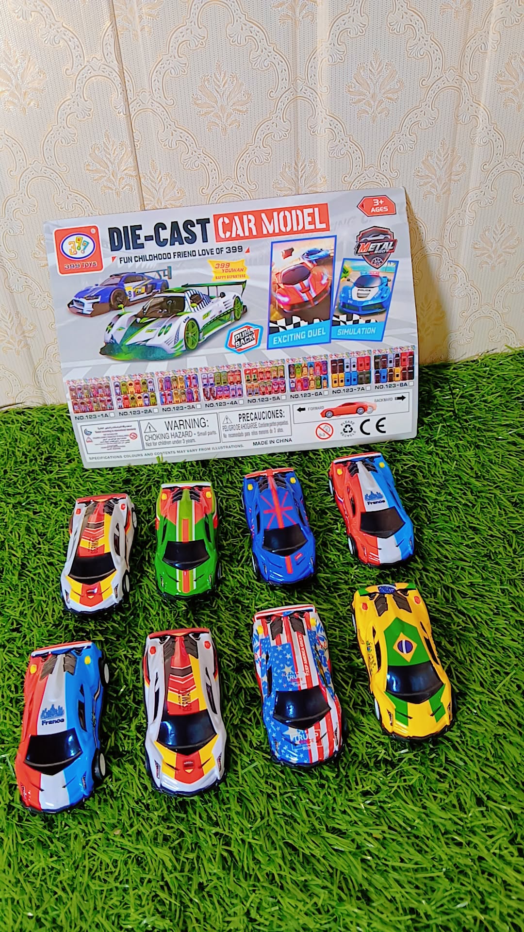 Kids Mini Racing Car Toy Set – Colorful Pull Back Cars for Boys & Girls