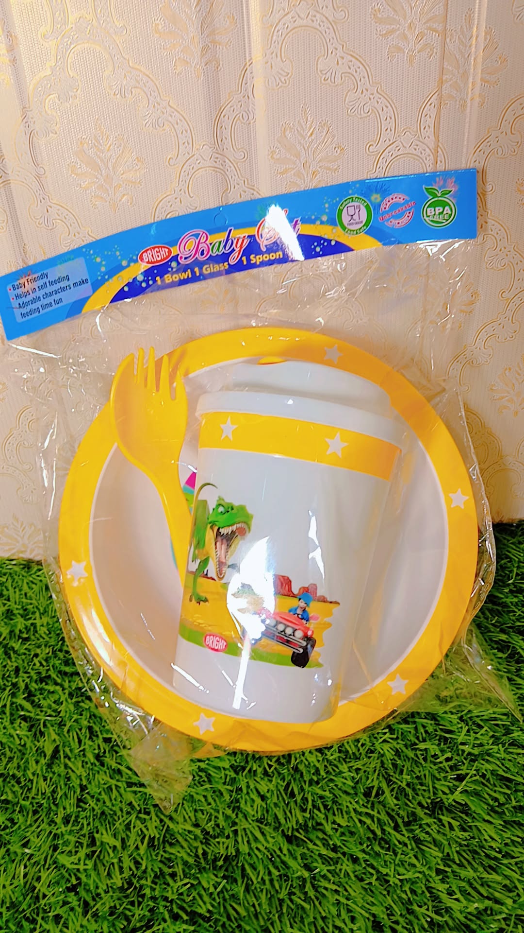 Kids Mealtime Food Set – Colorful Plates, Bowls & Utensils for Boys & Girls